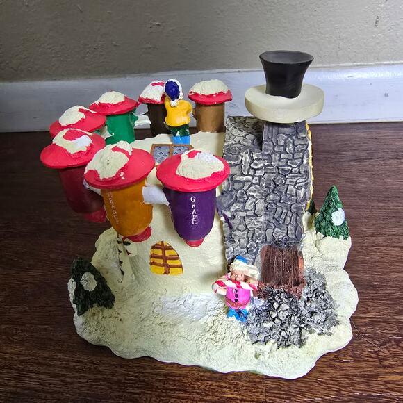 Vintage Santa's Town at the North Pole Christmas Village Candy Cooker in Box - Picture 4 of 7